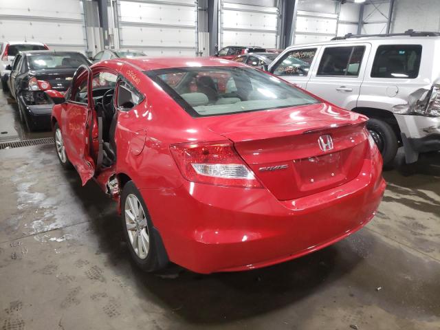 Photo 3 from auction – 2012 HONDA CIVIC EXL with VIN 2HGFG3B08CH517410