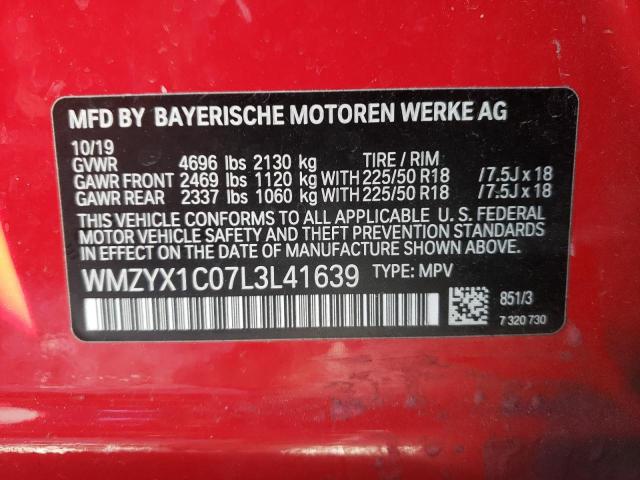 Photo 10 from auction – 2020 MINI COOPER S C with VIN WMZYX1C07L3L41639