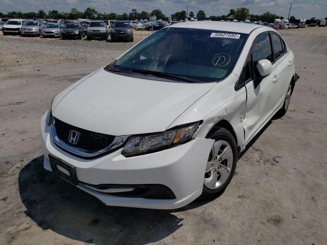 Photo 2 from auction – 2013 HONDA CIVIC LX with VIN 19XFB2F50DE094316