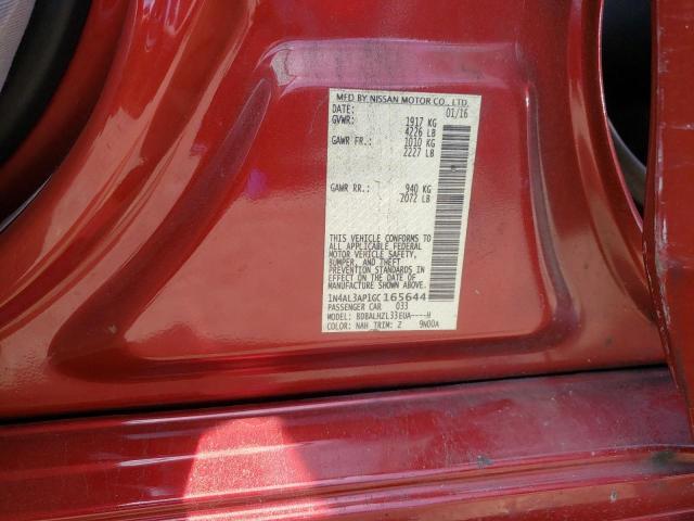 Photo 10 from auction – 2016 NISSAN ALTIMA 2.5 with VIN 1N4AL3AP1GC165644