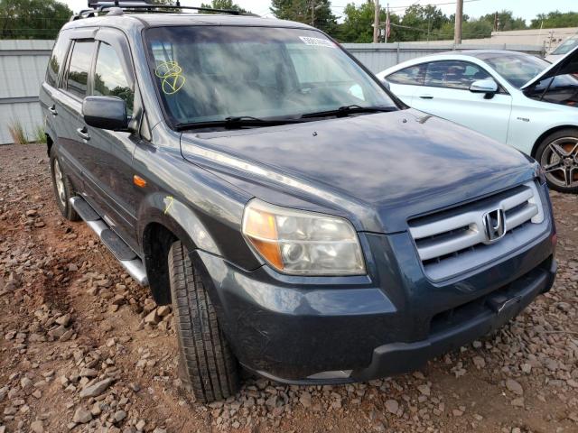 HONDA PILOT EX 2006 with VIN 2HKYF18716H536976 - Photo from auction
