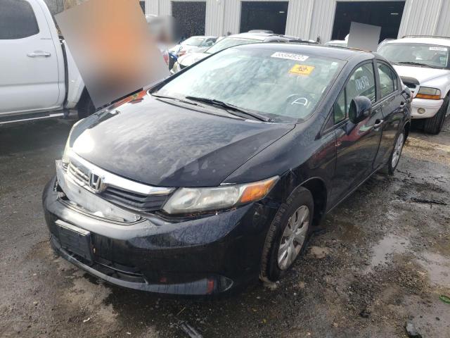 Photo 2 from auction – 2012 HONDA CIVIC LX with VIN 19XFB2F51CE011703