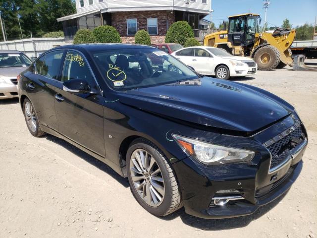 INFINITI Q50 BASE 2014 with VIN JN1BV7AR3EM698820 - Photo from auction