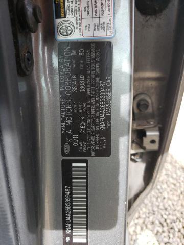 Photo 10 from auction – 2011 KIA FORTE EX with VIN KNAFU4A26B5399487