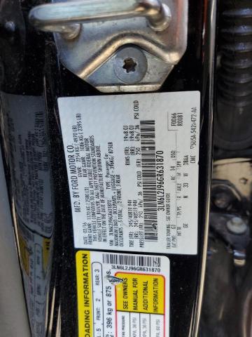 Photo 10 from auction – 2016 LINCOLN MKZ with VIN 3LN6L2J96GR631870