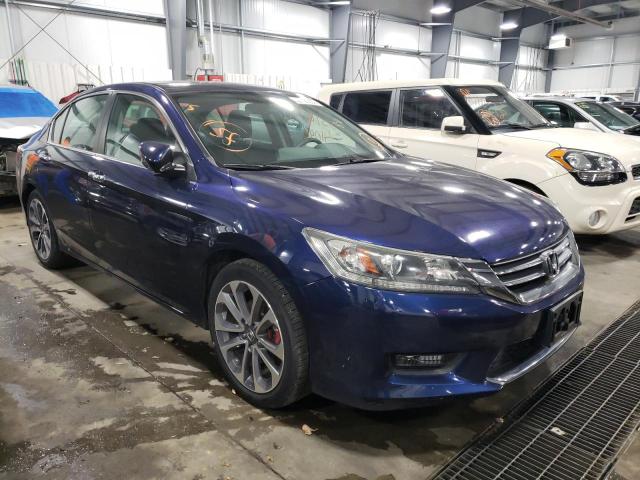 HONDA ACCORD SPO 2014 with VIN 1HGCR2F52EA018763 - Photo from auction