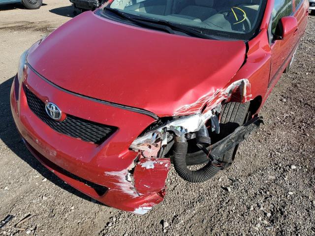 Photo 9 from auction – 2009 TOYOTA COROLLA with VIN JTDBL40E79J015217