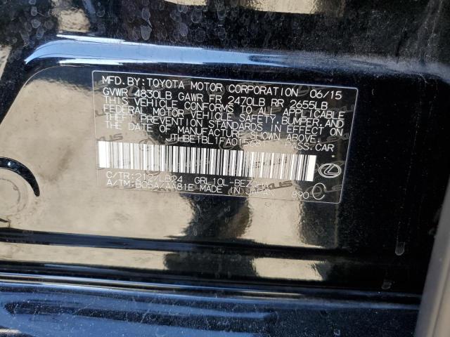 Photo 10 from auction – 2015 LEXUS GS 350 with VIN JTHBE1BL1FA015681