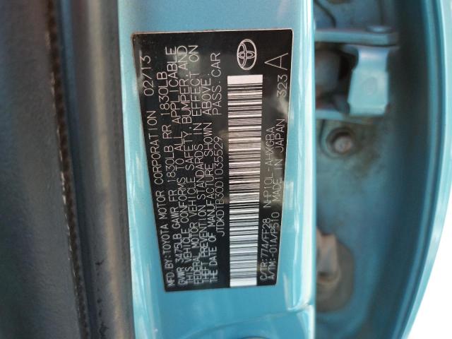 Photo 10 from auction – 2013 TOYOTA PRIUS C with VIN JTDKDTB30D1035529