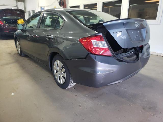 Photo 3 from auction – 2012 HONDA CIVIC LX with VIN 19XFB2F56CE049623