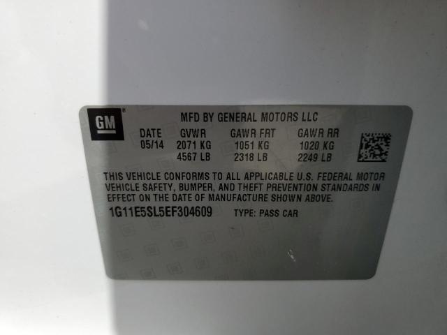 Photo 10 from auction – 2014 CHEVROLET MALIBU 2LT with VIN 1G11E5SL5EF304609
