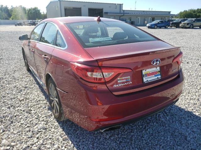 Photo 3 from auction – 2015 HYUNDAI SONATA SPO with VIN 5NPE34AF4FH214511
