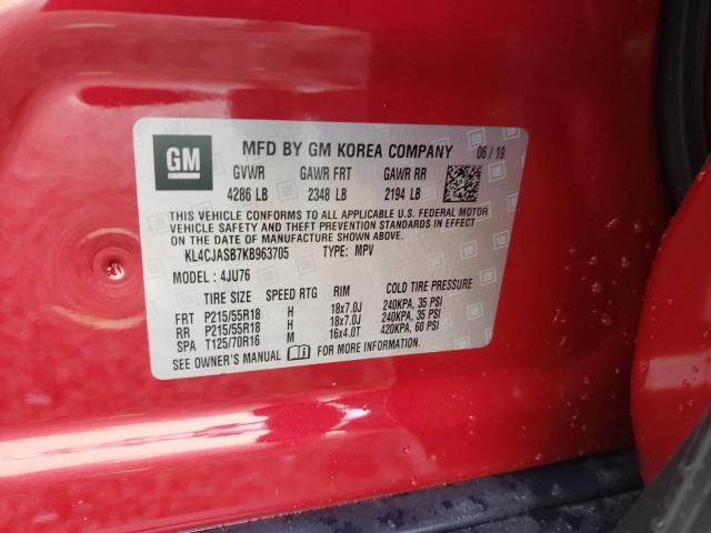 Photo 10 from auction – 2019 BUICK ENCORE PRE with VIN KL4CJASB7KB963705