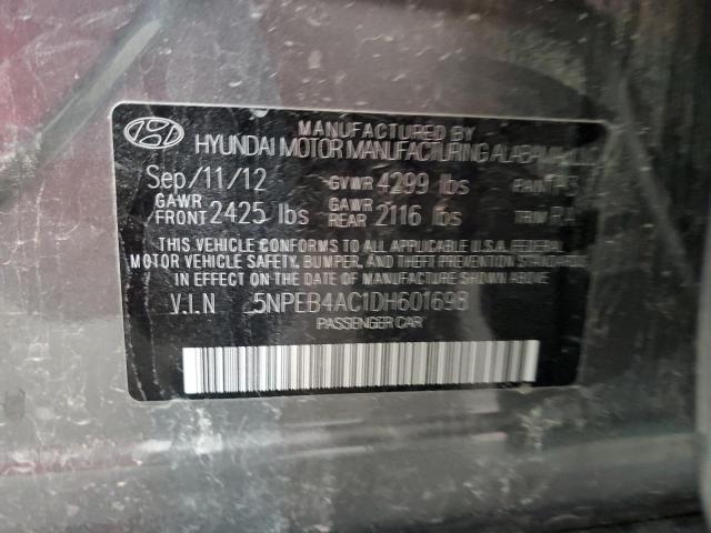Photo 10 from auction – 2013 HYUNDAI SONATA GLS with VIN 5NPEB4AC1DH601698