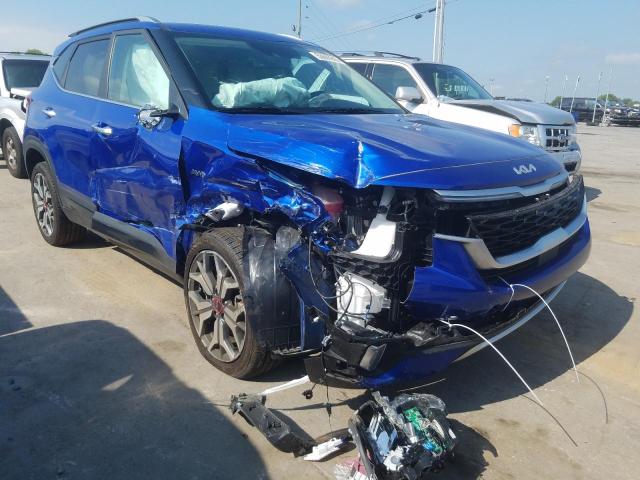 KIA SELTOS SX 2022 with VIN KNDETCA26N7255992 - Photo from auction