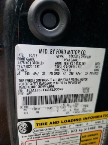 Photo 10 from auction – 2016 LINCOLN NAVIGATOR with VIN 5LMJJ3JT4GEL03042