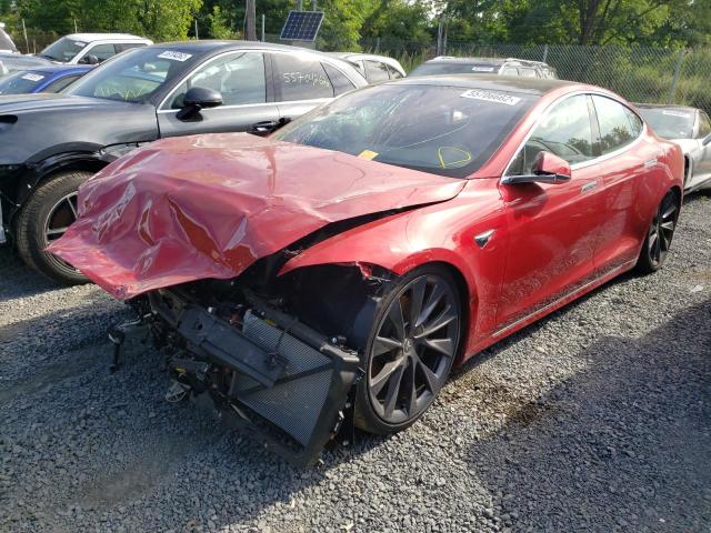 Photo 2 from auction – 2020 TESLA MODEL S with VIN 5YJSA1E2XLF370626