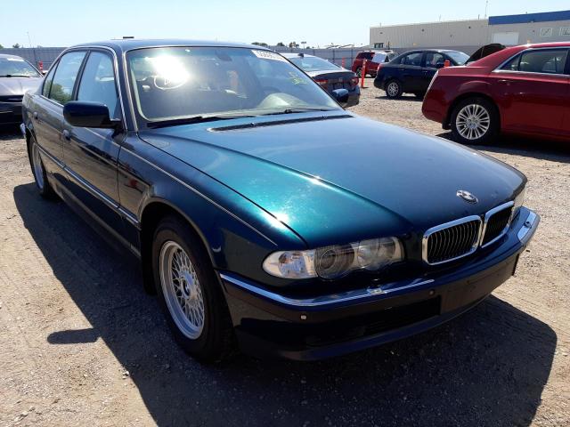 BMW 750 IL 2000 with VIN WBAGJ0343YDD73631 - Photo from auction