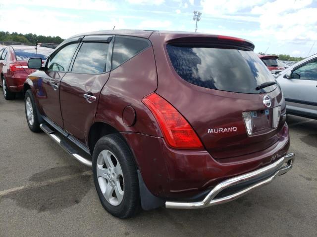 Photo 3 from auction – 2005 NISSAN MURANO SL with VIN JN8AZ08W45W407637
