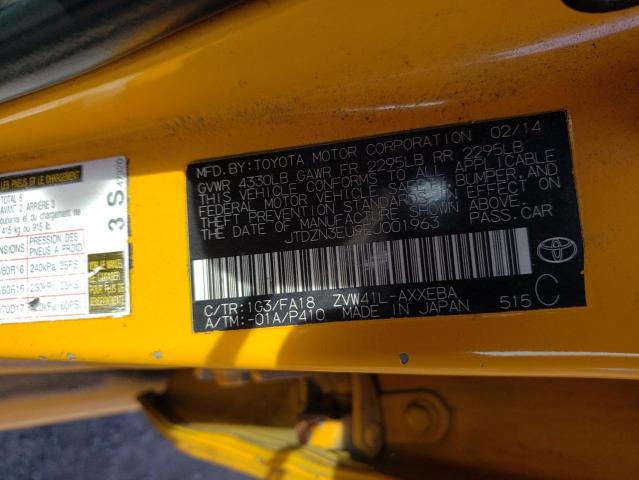 Photo 10 from auction – 2014 TOYOTA PRIUS V with VIN JTDZN3EU9EJ001963
