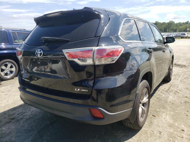 Photo 4 from auction – 2014 TOYOTA HIGHLANDER with VIN 5TDBKRFH4ES025332