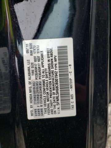 Photo 10 from auction – 2012 HONDA ODYSSEY EX with VIN 5FNRL5H68CB001942