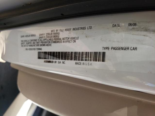 Photo 10 from auction – 2007 SUBARU LEGACY 2.5 with VIN 4S3BL616577200945