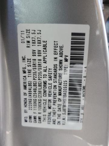 Photo 10 from auction – 2011 ACURA RDX TECHNO with VIN 5J8TB1H51BA005025