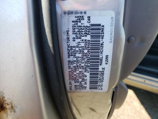 Photo 10 from auction – 2000 TOYOTA AVALON XL with VIN 4T1BF28B2YU069460