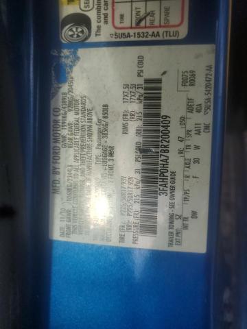 Photo 10 from auction – 2011 FORD FUSION SE with VIN 3FAHP0HA7BR200409