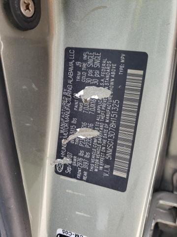 Photo 10 from auction – 2008 HYUNDAI SANTA FE G with VIN 5NMSG13D78H151325