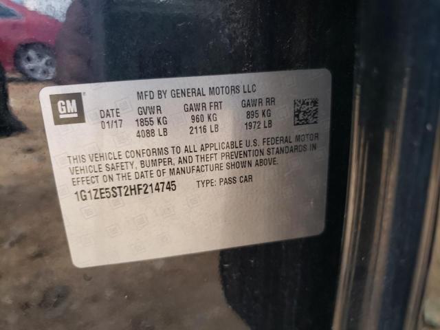 Photo 10 from auction – 2017 CHEVROLET MALIBU LT with VIN 1G1ZE5ST2HF214745