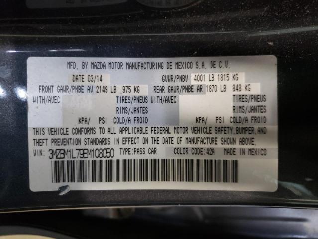 Photo 10 from auction – 2014 MAZDA 3 TOURING with VIN 3MZBM1L79EM108050