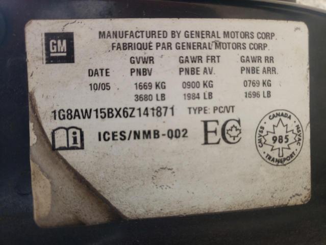 Photo 10 from auction – 2006 SATURN ION LEVEL with VIN 1G8AW15BX6Z141871