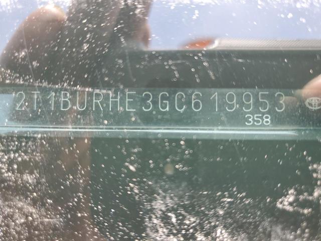 Photo 10 from auction – 2016 TOYOTA COROLLA L with VIN 2T1BURHE3GC619953