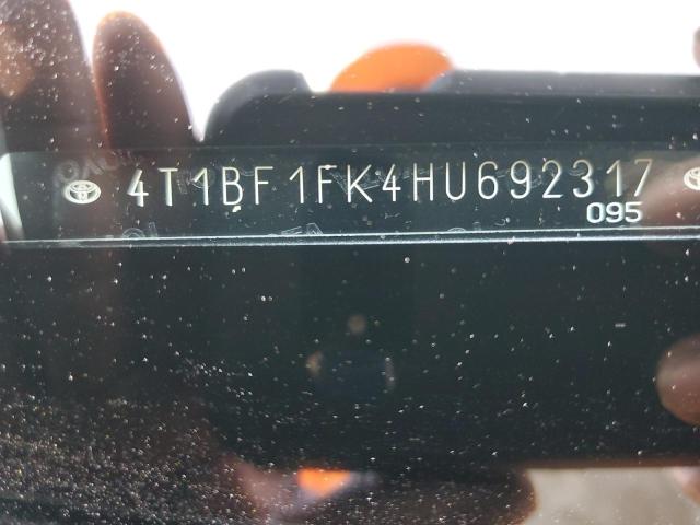 Photo 10 from auction – 2017 TOYOTA CAMRY LE with VIN 4T1BF1FK4HU692317