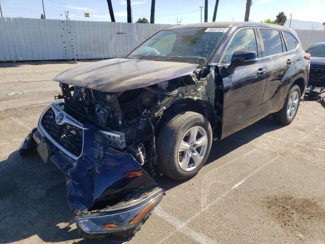 Photo 2 from auction – 2021 TOYOTA HIGHLANDER with VIN 5TDCZRAH1MS041087