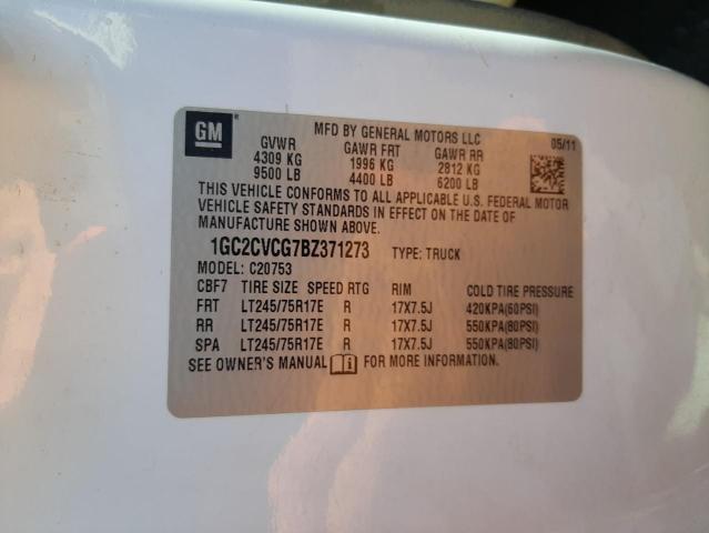 Photo 10 from auction – 2011 CHEVROLET SILVERADO with VIN 1GC2CVCG7BZ371273