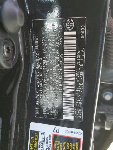 Photo 10 from auction – 2013 TOYOTA CAMRY L with VIN 4T1BF1FK2DU289592