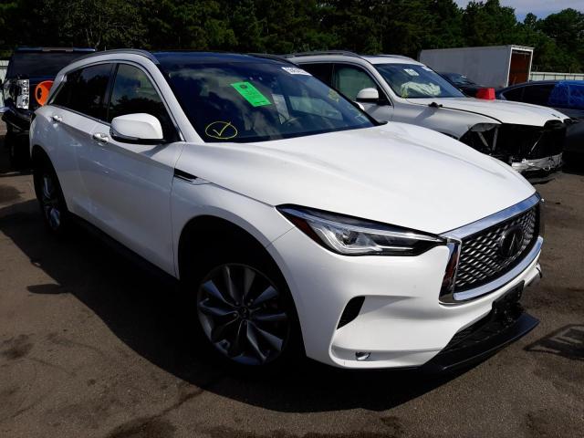 INFINITI QX50 LUXE 2021 with VIN 3PCAJ5BB9MF124580 - Photo from auction