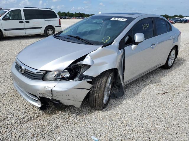 Photo 2 from auction – 2012 HONDA CIVIC EXL with VIN 19XFB2F95CE007186