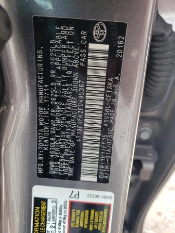 Photo 10 from auction – 2015 TOYOTA CAMRY LE with VIN 4T1BF1FK2FU495367