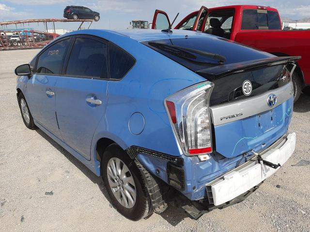 Photo 3 from auction – 2012 TOYOTA PRIUS PLUG with VIN JTDKN3DP3C3025822