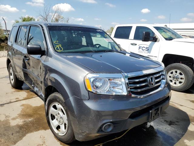 HONDA PILOT LX 2012 with VIN 5FNYF3H2XCB009819 - Photo from auction