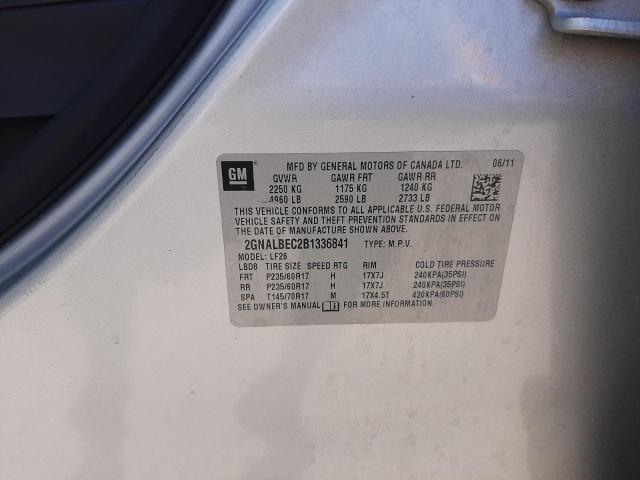Photo 10 from auction – 2011 CHEVROLET EQUINOX LS with VIN 2GNALBEC2B1336841