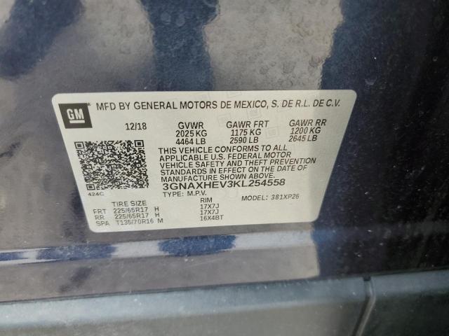 Photo 10 from auction – 2019 CHEVROLET EQUINOX LS with VIN 3GNAXHEV3KL254558