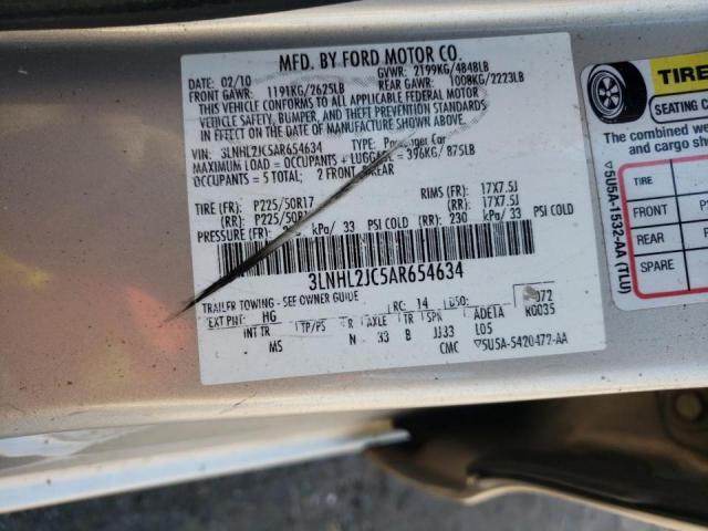Photo 10 from auction – 2010 LINCOLN MKZ with VIN 3LNHL2JC5AR654634