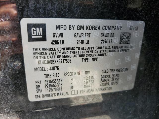 Photo 10 from auction – 2019 BUICK ENCORE PRE with VIN KL4CJASBXKB717506