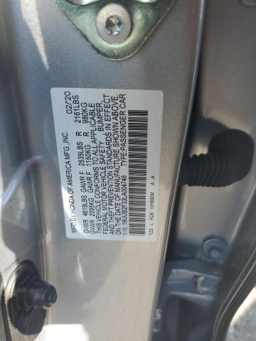 Photo 10 from auction – 2020 ACURA TLX with VIN 19UUB2F33LA004746