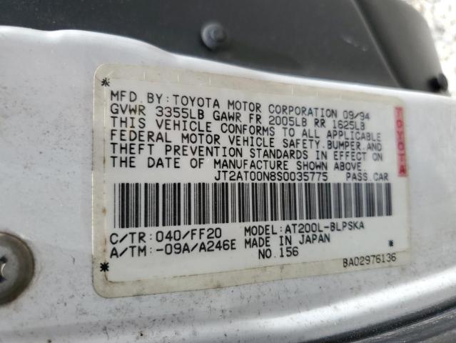 Photo 10 from auction – 1995 TOYOTA CELICA BAS with VIN JT2AT00N8S0035775